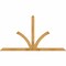 Ekena Millwork Richland Rough Sawn Timber Gable Bracket, Western Red Cedar, 96"W x 52"H x 4"D x 4"F, 13/12 Pitch GBW096X52X0404RIC00RWR - alternate 1